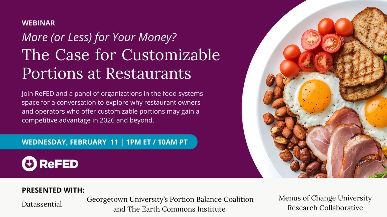 More (or Less) for Your Money? The Case for Customizable Portions at Restaurants