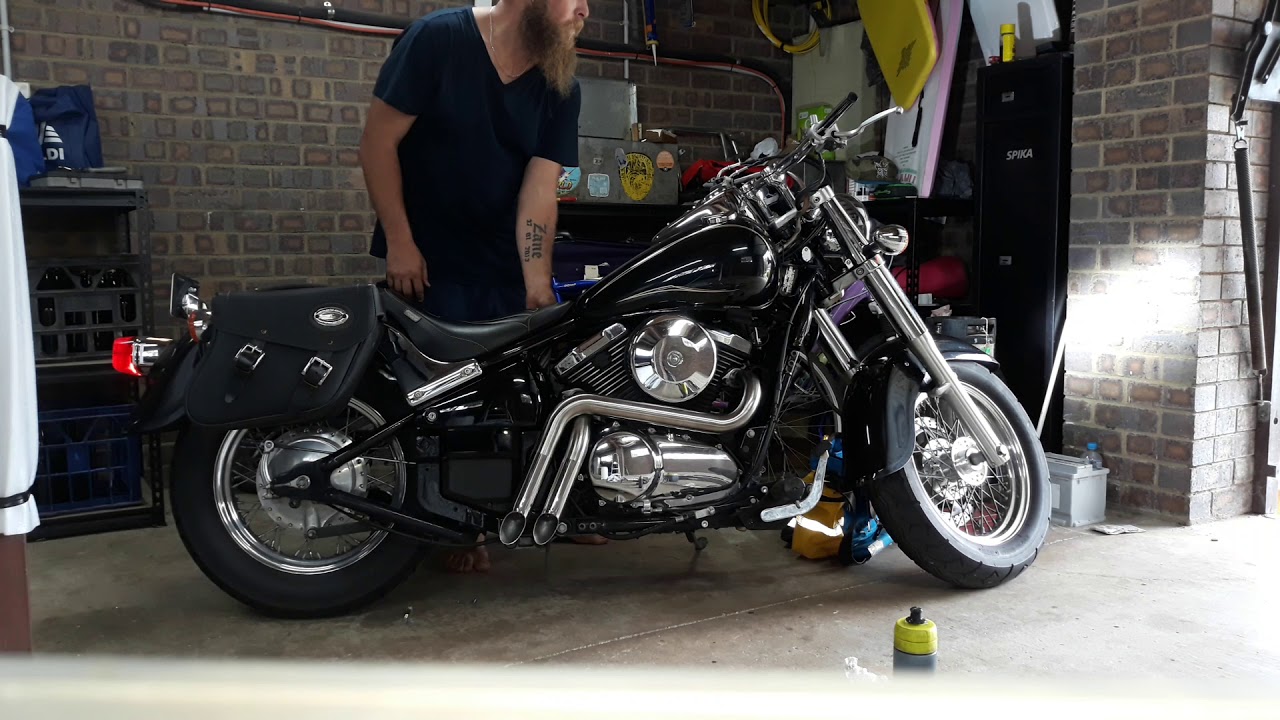 VN800 with side shot exhaust