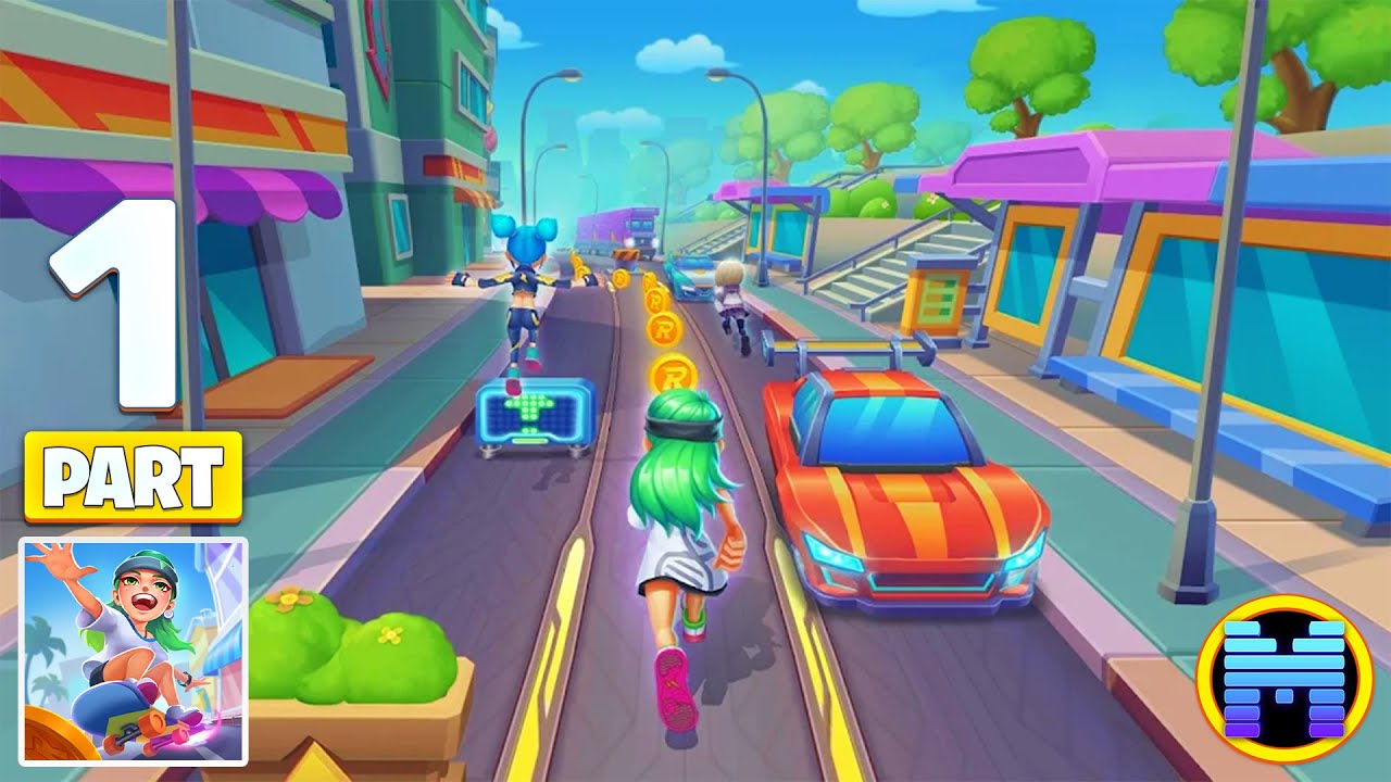 Street Rush game Mobile Gameplay Walkthrough Ep.1 (iOS, Android) No Commentary