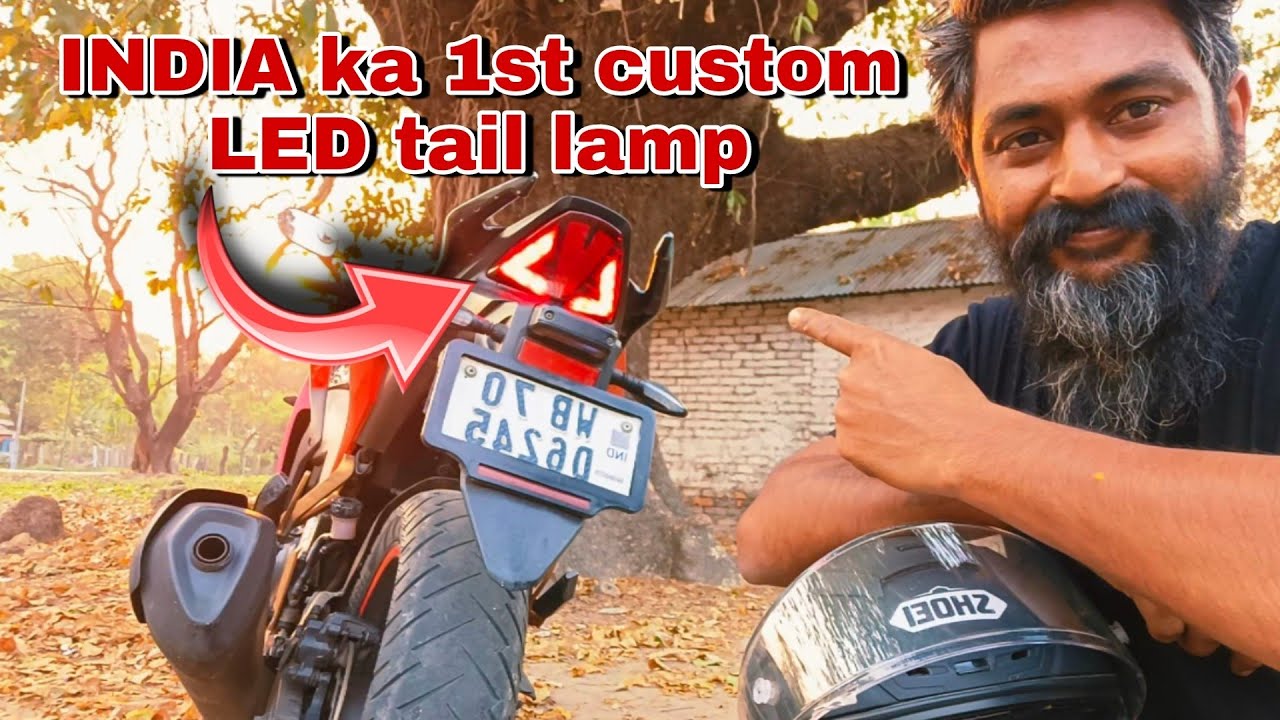 cbr 250r | modification |                               1st time custom LED tail light,