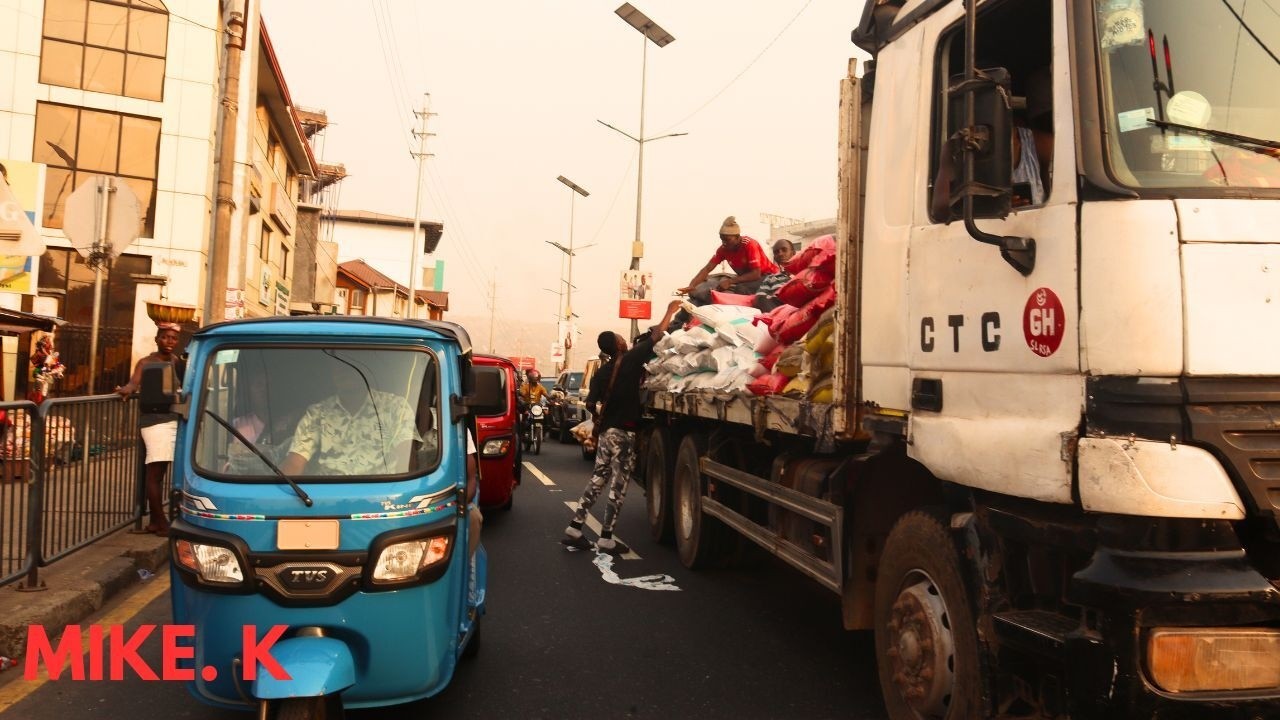 EXPLORING Jomo Kenyatta Road In Freetown Sierra Leone