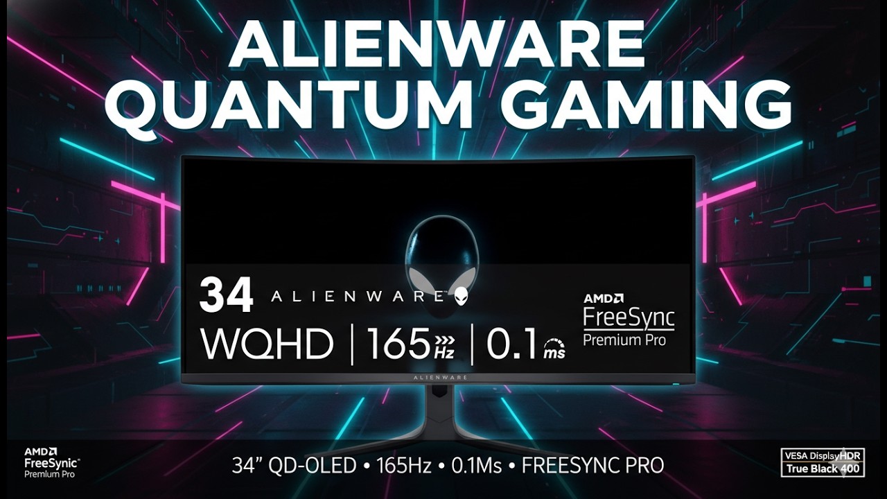 Alienware AW3423DWF Review — 165Hz QD-OLED Ultrawide Gaming Beast!