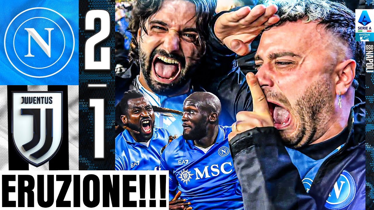 🌋 ERUZIONE!!! NAPOLI 2-1 JUVENTUS | LIVE REACTION NAPOLETANI AL MARADONA HD
