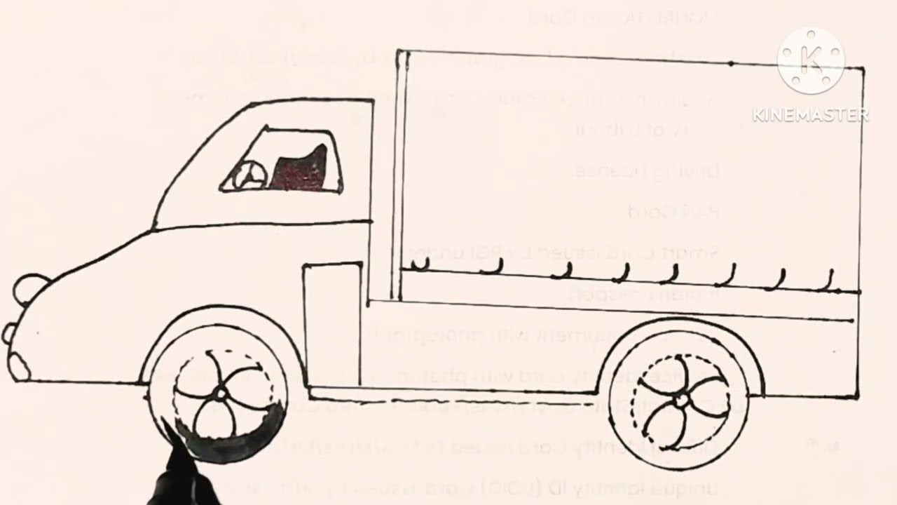 COMO cizim original simple definer track car drowning ll Easy beautiful drowning step by step track 