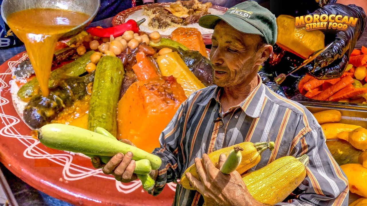 🥕🥔🍅 Кускус с овощами из сердца Марракеша, как будто вы попали в марокканскую деревню 😍🔥