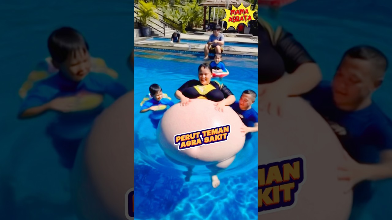 Perut teman agra sakit membesar masuk air 😱Part 1093
