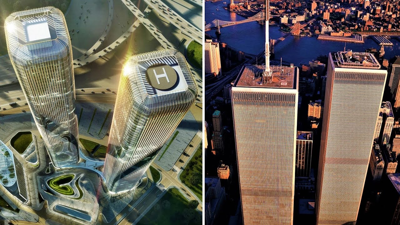 Twin Towers Being Built In China 2020