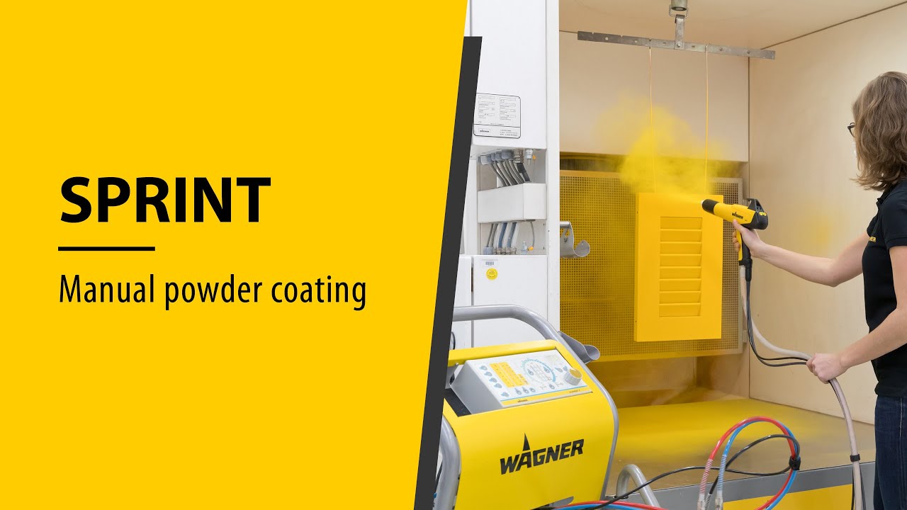 Manual powder coating with SPRINT product family by WAGNER