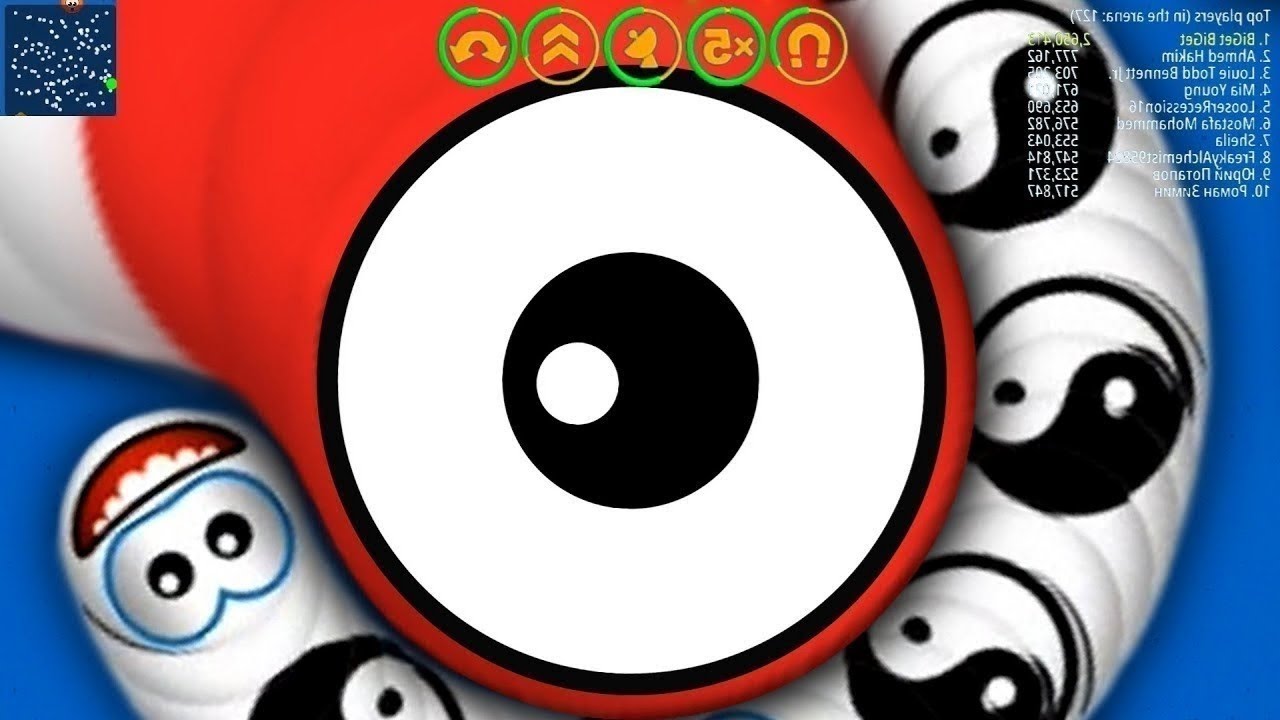 🥶🔥 Worms Zone io New skin snake game #wormszone #snakegame #saampwalagame #gameplay #funny #gaming