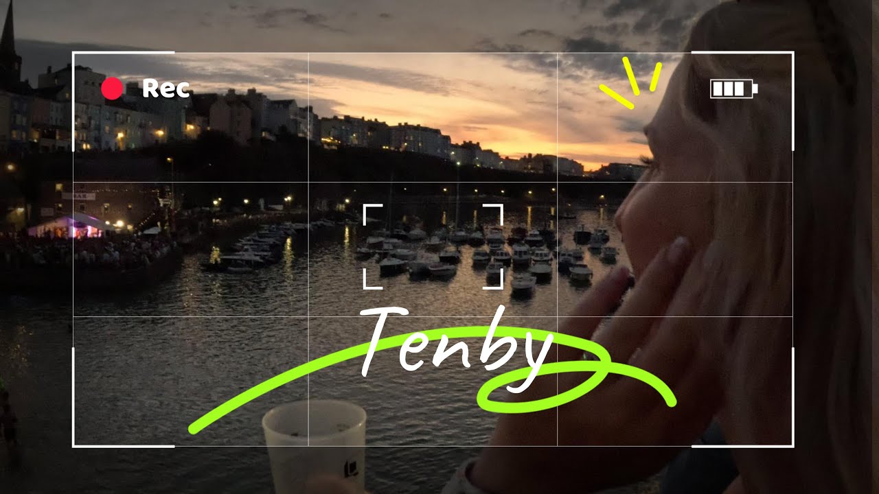 We visited Tenby in our VW Campervan!