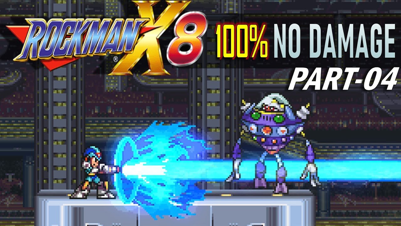 Megaman X8 Demake: Part 4 - Gigabolt Manowar (No Damage) 100% Clear