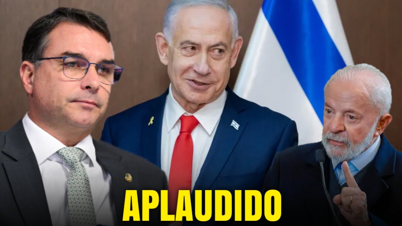 URGENTE: FLAVIO BOLSONARO CHAMA LULA DE ANTISSEMITA EM ISRAEL