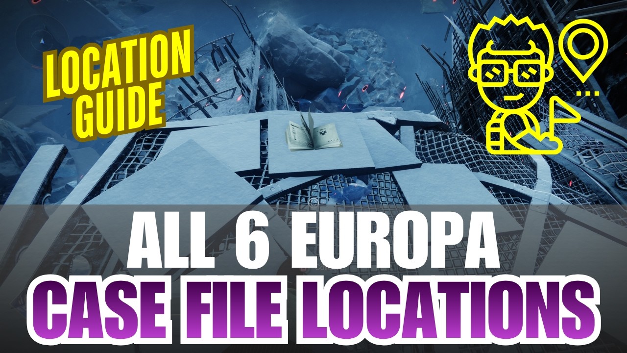 ALL 6 EUROPA Case Files Location Guide - Europa Case File Collector Triumph [Destiny 2]
