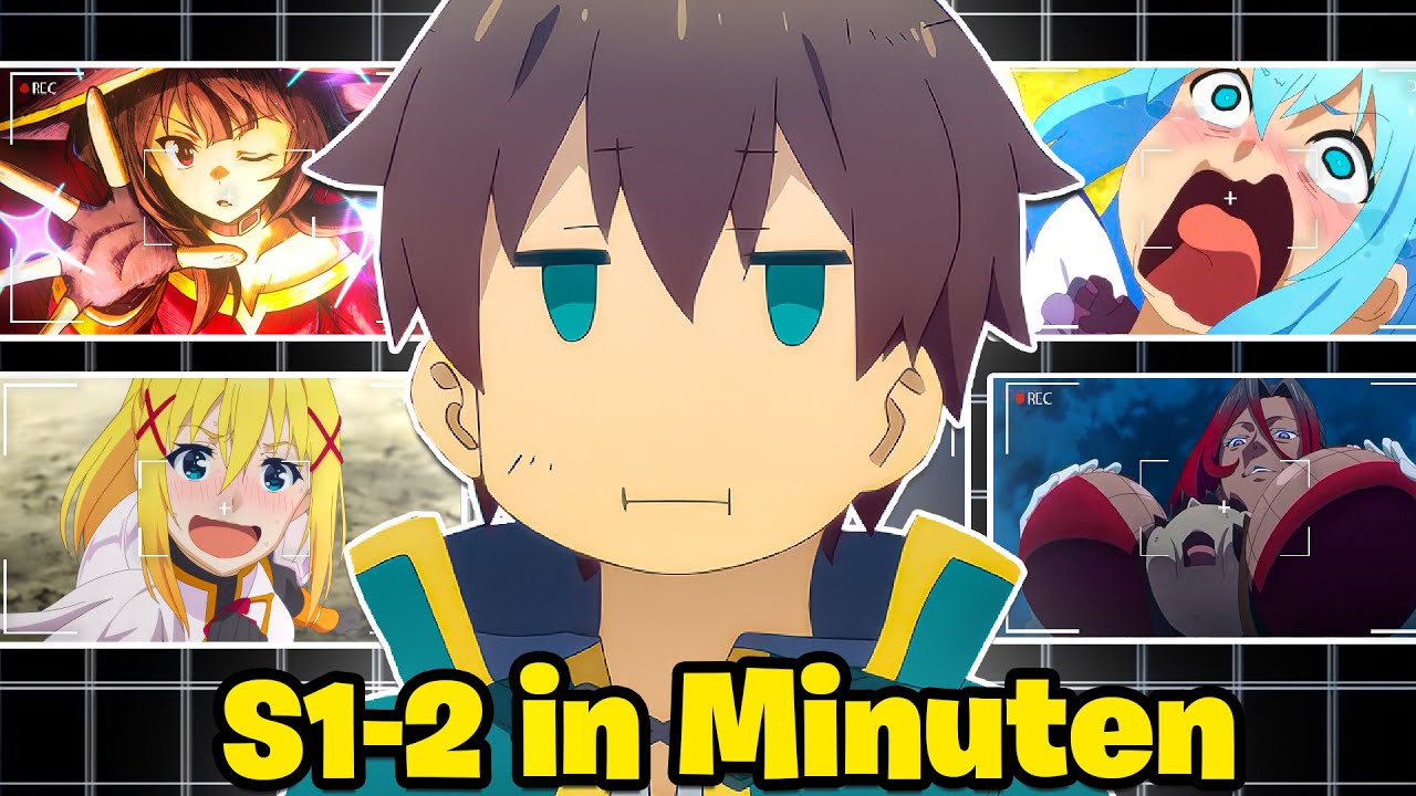 GANZ KONOSUBA in 23 MINUTEN (Staffel 1+2, OVAs und Legend of Crimson)