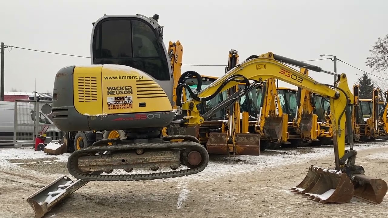 WACKER NEUSON 3503 MINI KOPARKI KM MASZYNY BUDOWLANE WWW.KMRENT.PL 56-300 MILICZ