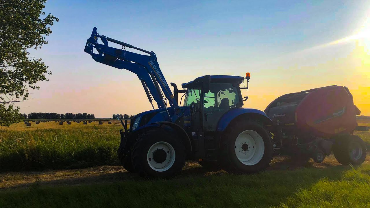 #23 | 100 bel siana w godzinę? | Prasowanie NH T6.160 DC + Kverneland 6716 | P.T Agro