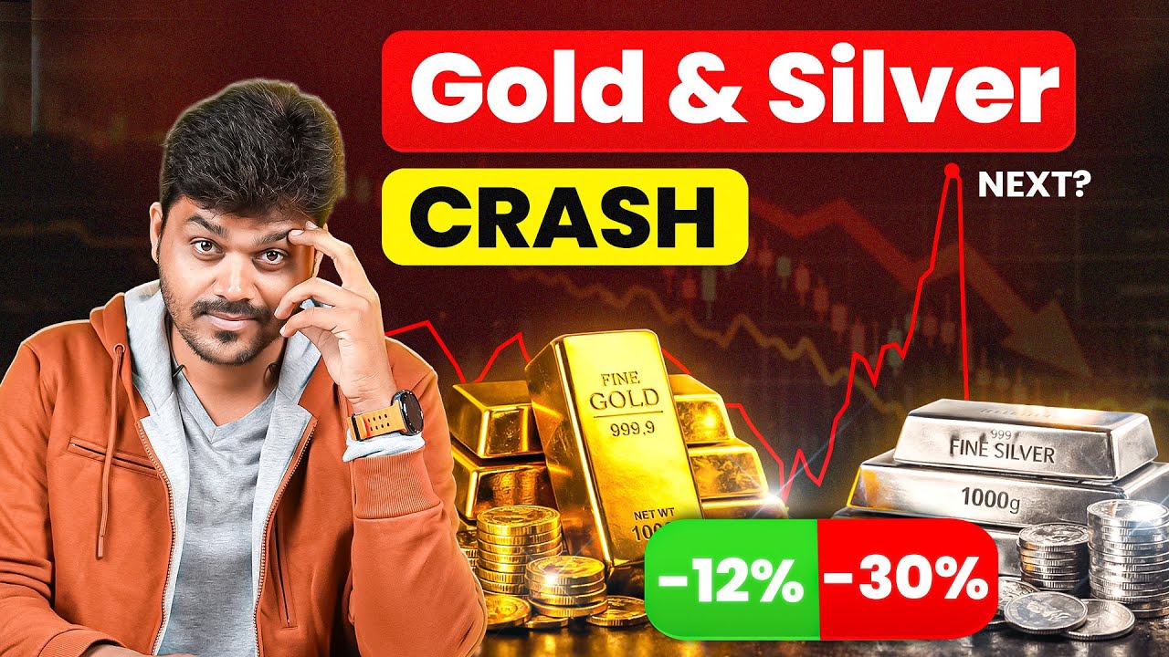 Gold & Silver CRASH 🚨 Biggest Fall in Last 20 Years — What happen next?