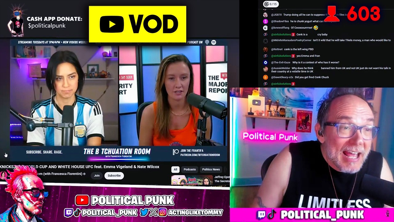 Political Punk LIVE - June 11, 2026 (Trump, Candace Owens, Charlie Kirk, Cenk, Francesca F, Emma V)