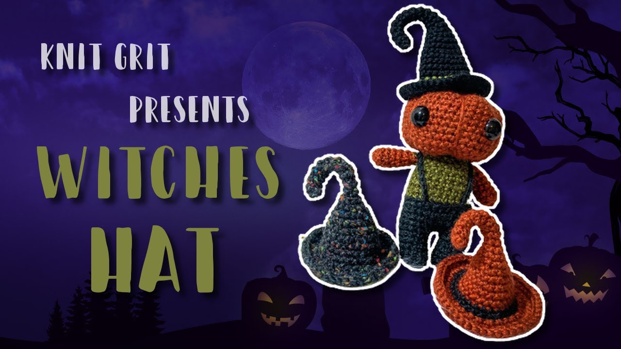 Amigurumi Witch Hat | Baby Luna | Crochet With Me