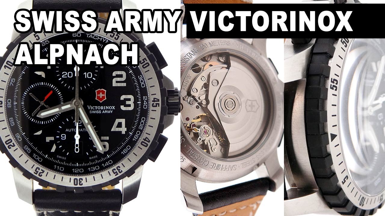 Swiss Army Victorinox Alpnach Watch 241195 Hands-On