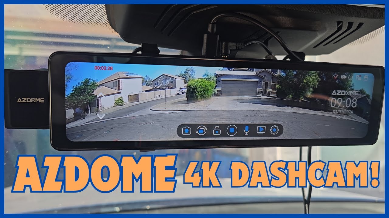 AZDOME PG19X DASHCAM! This thing has a 4k Camera!