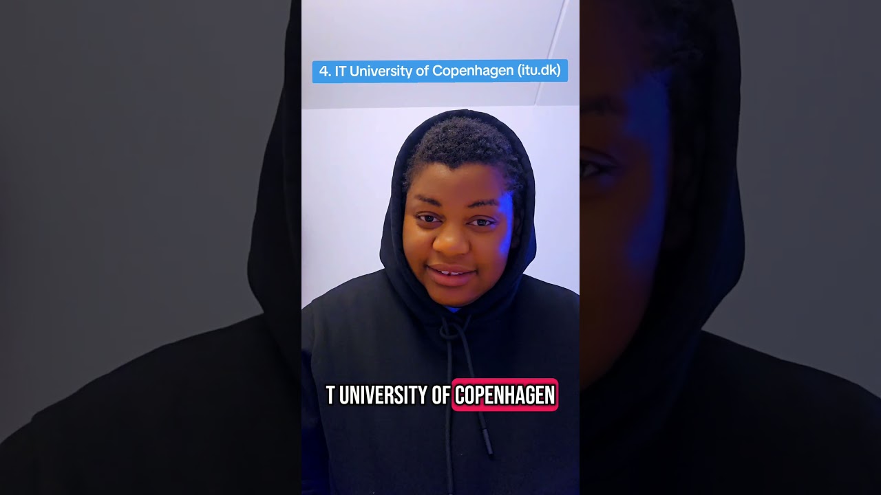 Apply to any of these Universities in Denmark and come with your spouse/child.