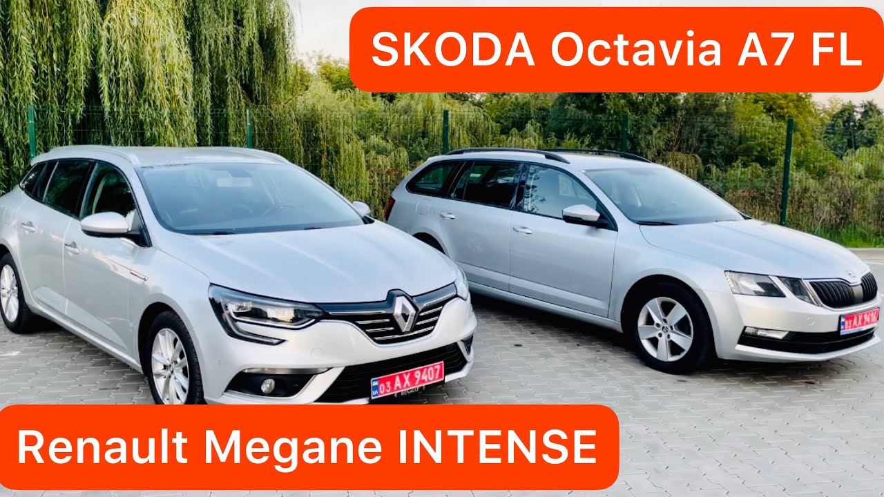 SKODA Octavia A7 FL/ Renault Megane INTENSE НОВІ НАДХОДЖЕННЯ АВТОМОБІЛІВ