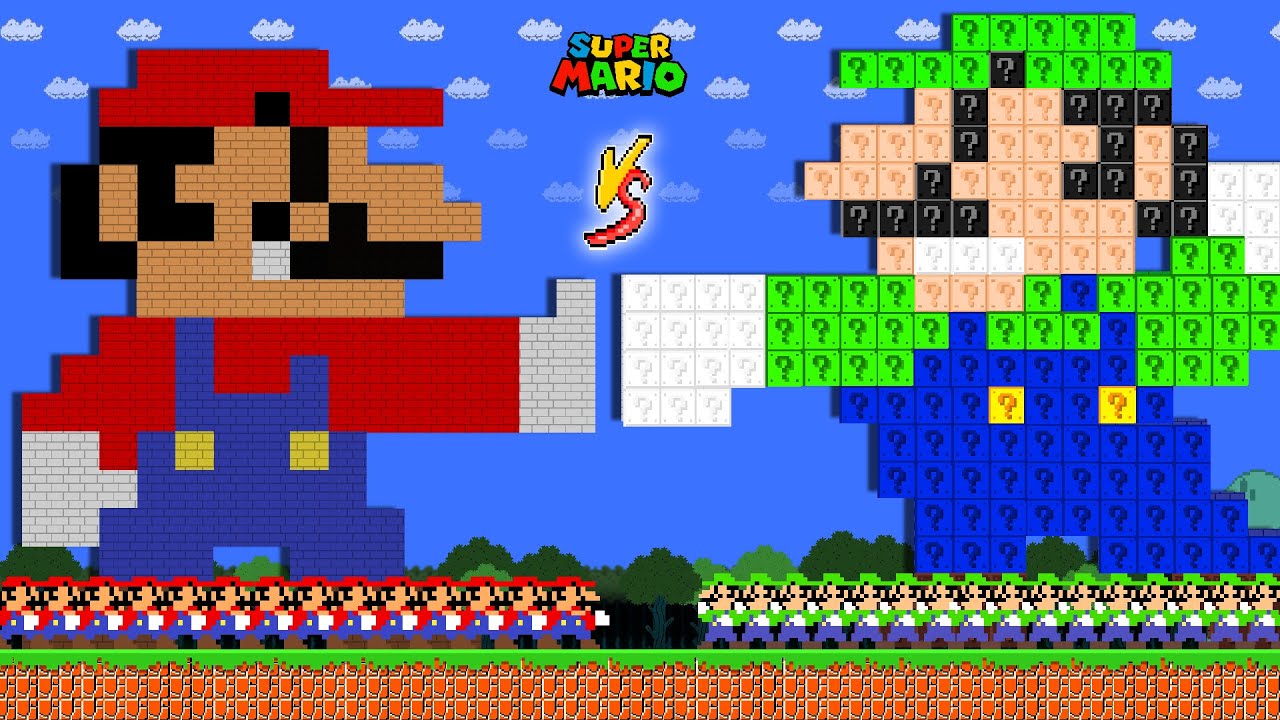 Mario vs Lugi:  Is Luigi STRONGER than Mario? | Super Mario Multiverse Battle