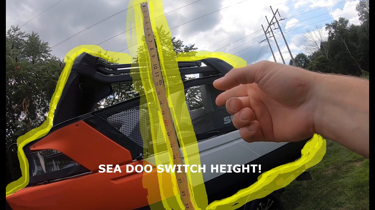 Sea Doo Switch Height On Trailer! Let's find out!