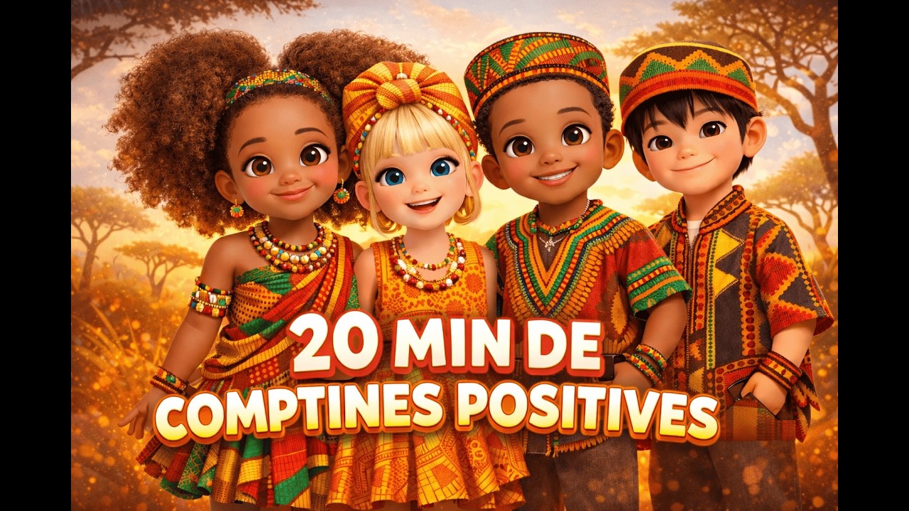 20 Minutes de Chansons Positives pour Enfants | Confiance en Soi & Bienveillance_Afrobeat