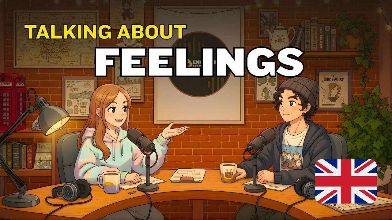 Learn How To Talk About Feelings in English | Real English Conversation Podcast