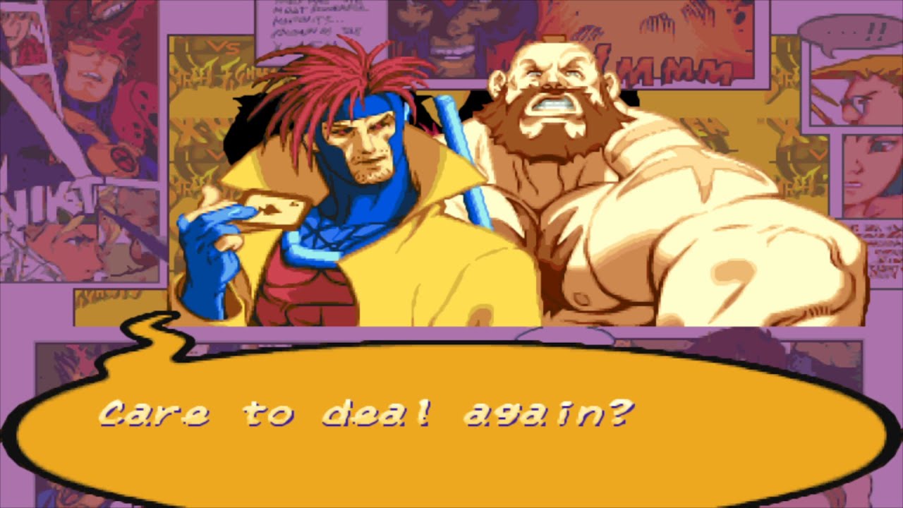 X-Men VS Street Fighter - Gambit/Zangief - Expert Difficulty Playthrough