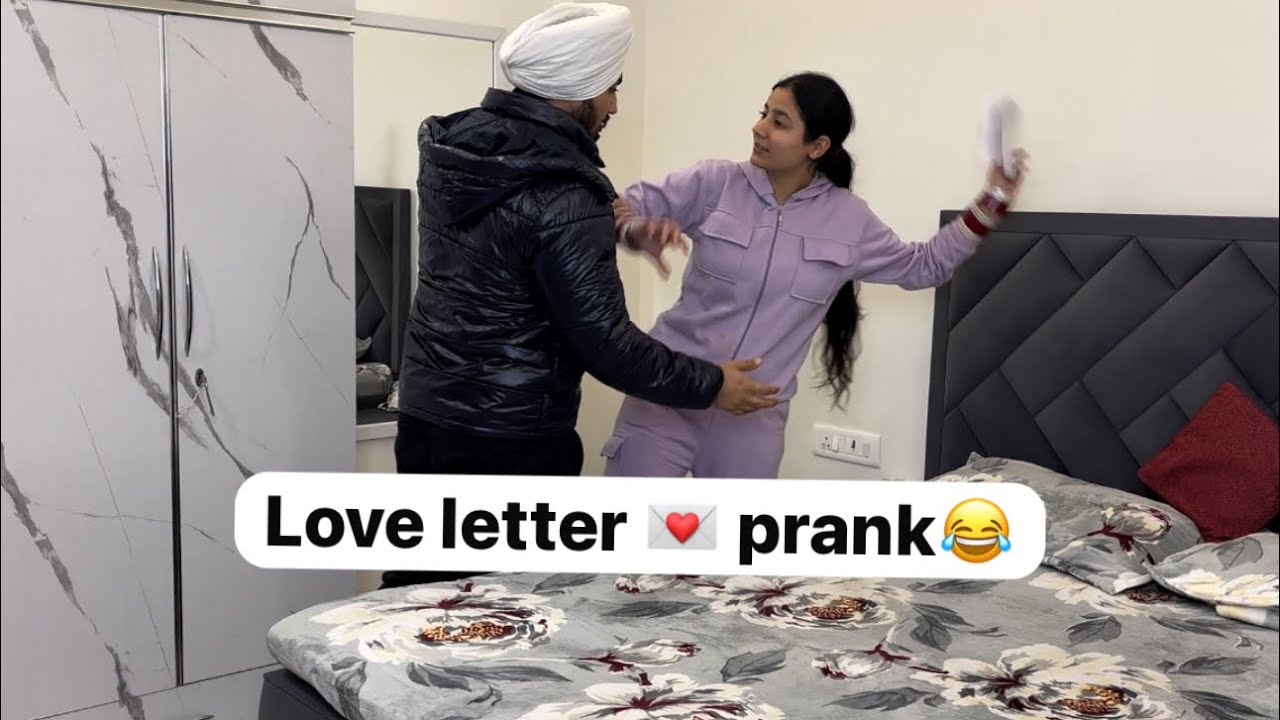 Love letter 💌 prank😂 / prabk on wife /