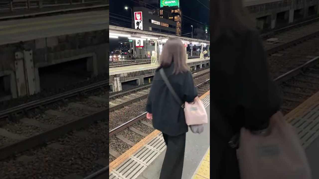 family night Hankyu Rail wey train carvi wrapping series last run Live ASMR