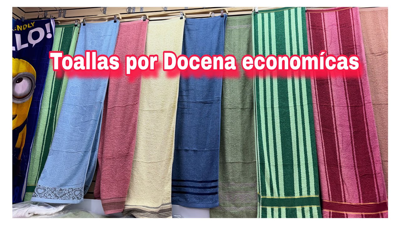 Toallas por docena para mayoristas ✨CDMX
