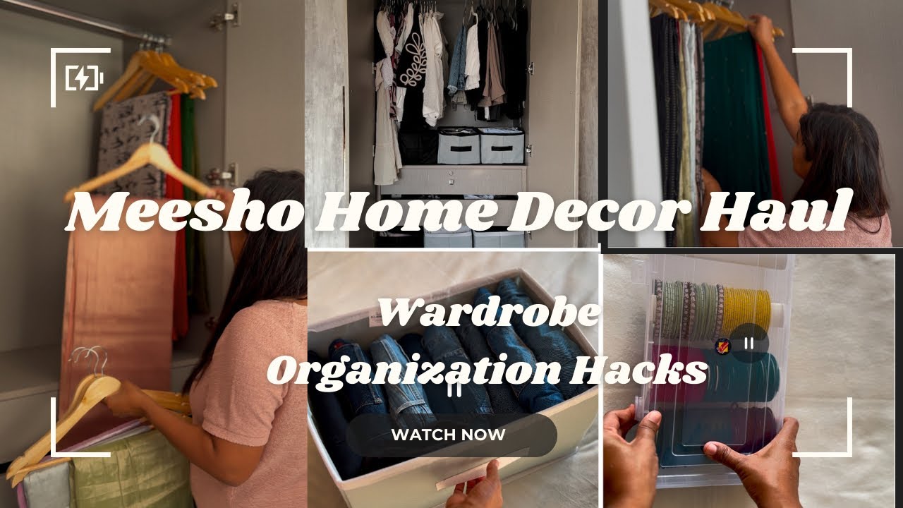 MEESHO HAUL🥳 Under Rs. 499 | Affordable Home Organization Items | Clutter Free Wardrobes