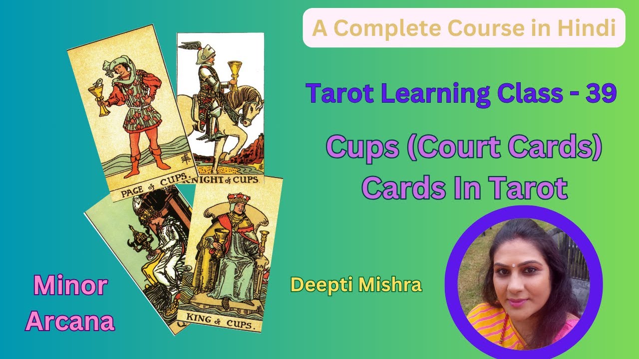 Class 39: Meaning of Court Cards in Cups in Hindi |