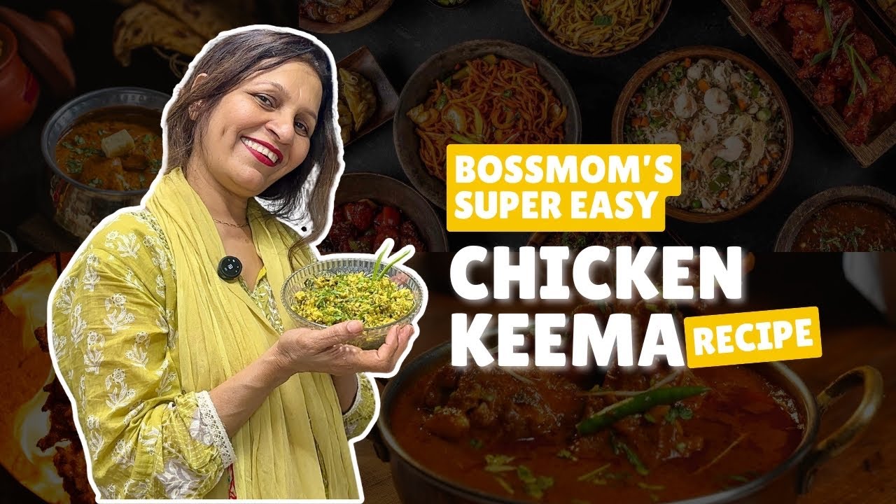 Mumbai Irani Cafe Style Chicken Keema Recipe | Boss Mom Kitchen