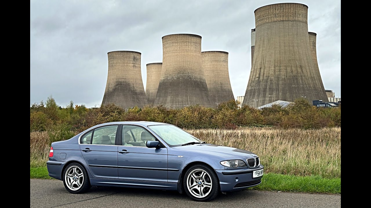 BMW 325i e46 на Английских дорогах + тест крепления камеры
