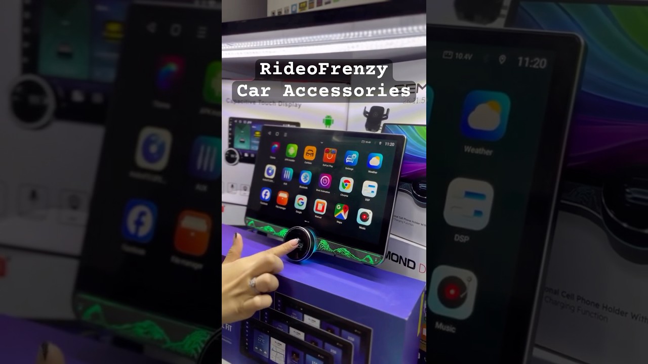 ‼️11 inch Car Android Stereo‼️♨️ #caraccessories #shorts #4x4 #BREZZA #tharroxx  #4x4 #SUV #punch