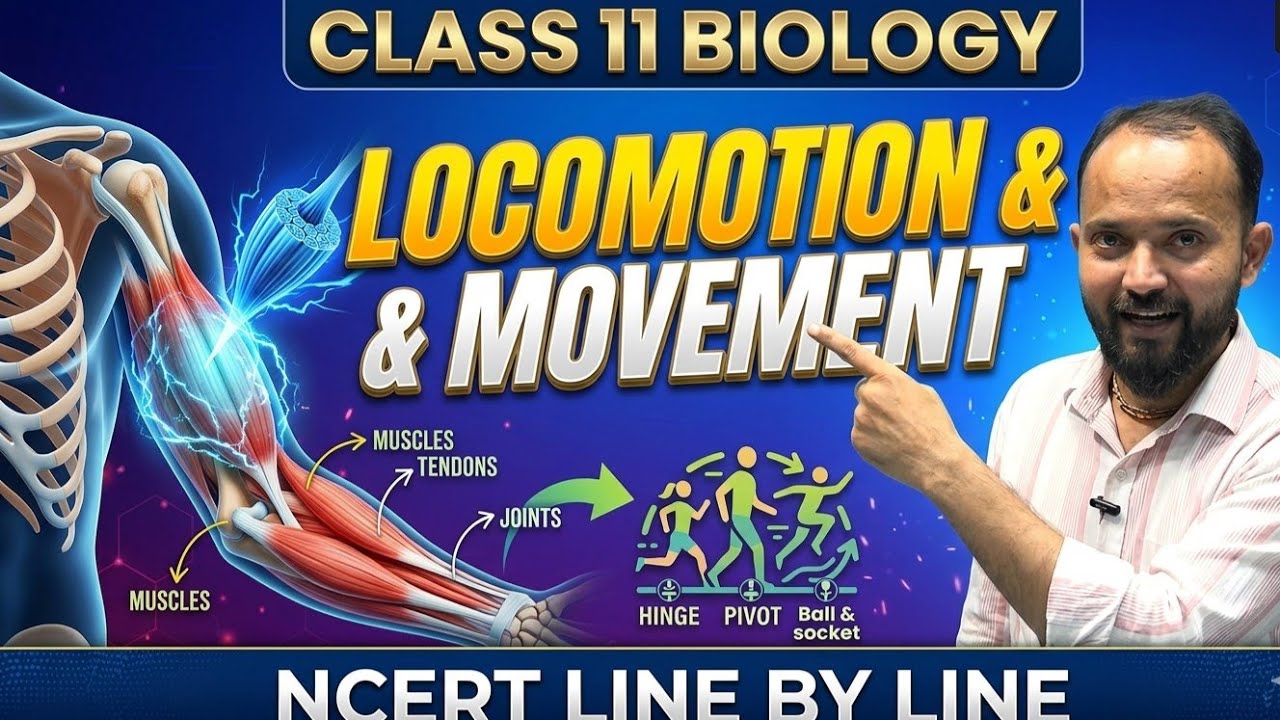 Locomotion & Movement Ncert Line by Line 