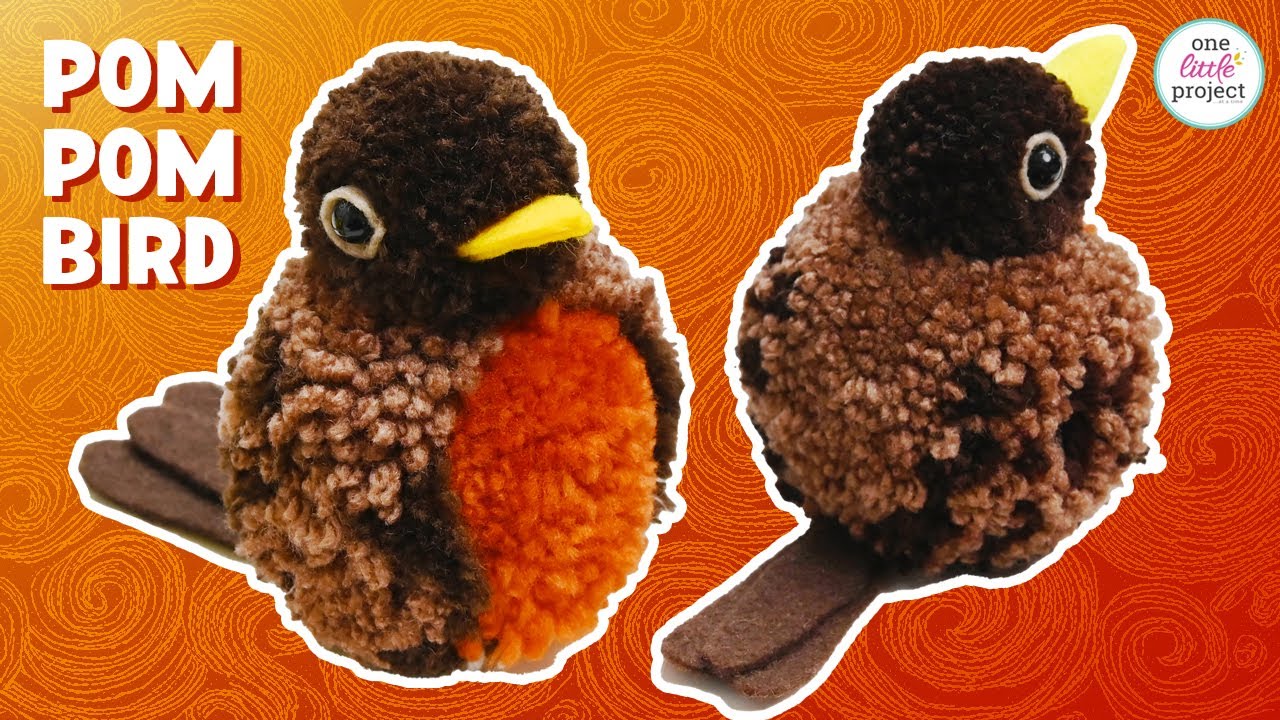Pom Pom Birds | Easy Pom Pom Bird Craft