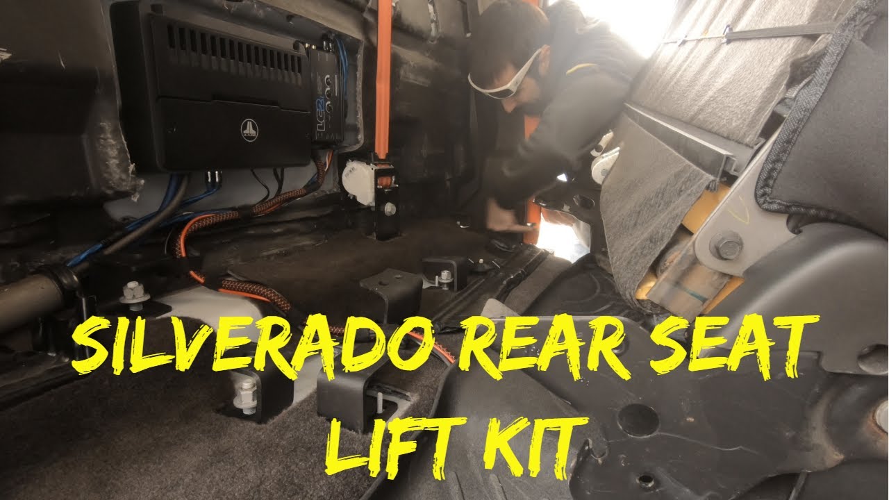 Installing Silverado Rear Seat Lift Kit - Rear Seat Removal