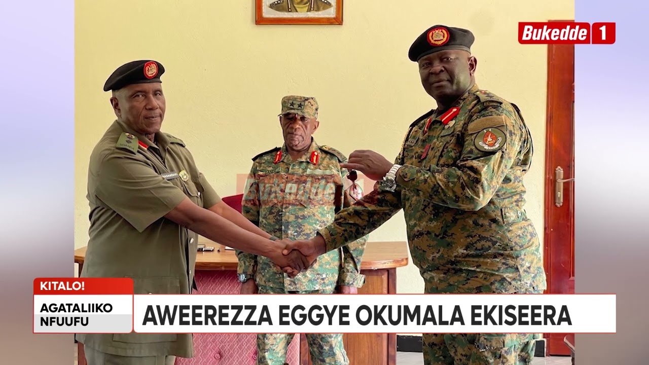 Agataliikonfuufu Ebikwata ku Maj.  Gen. Deus Sande eyafudde ekibwatukira