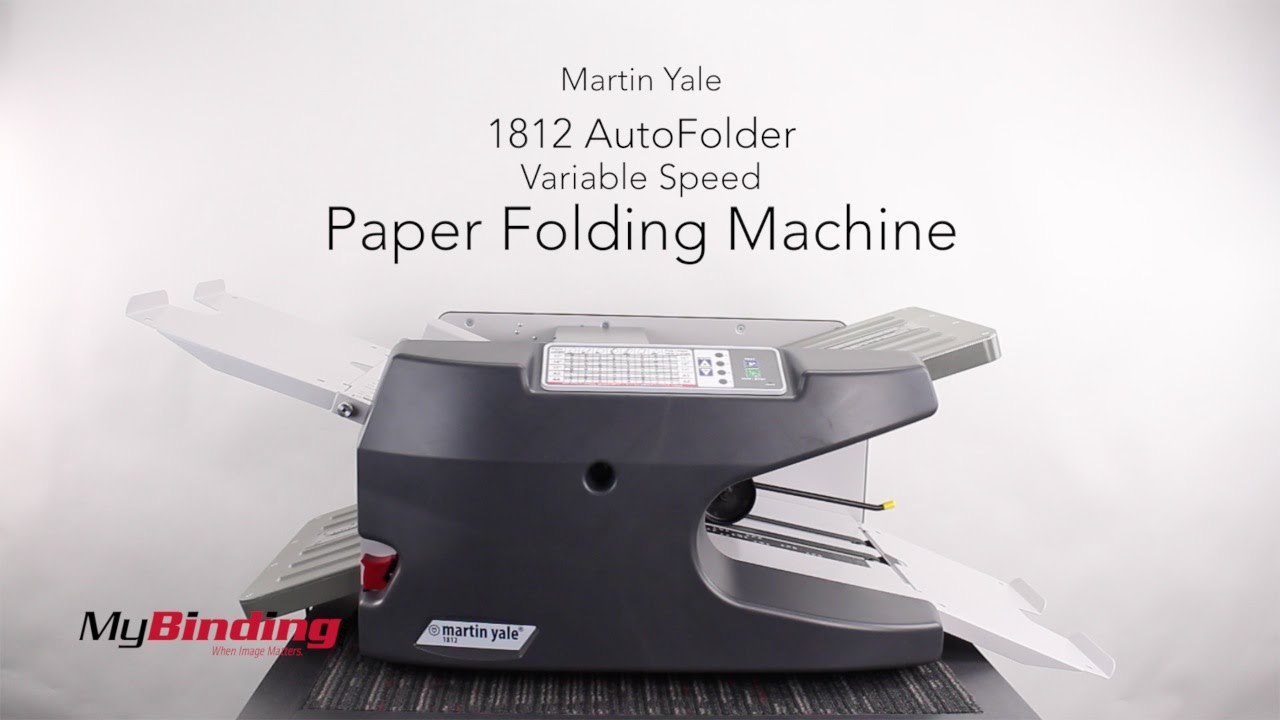 Martin Yale 1812 AutoFolder Variable Speed Paper Folding Machine
