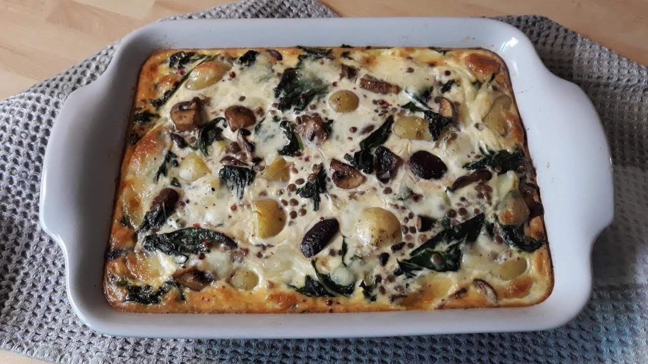 Clafoutis aux lentilles, pommes de terre et mozzarella #223
