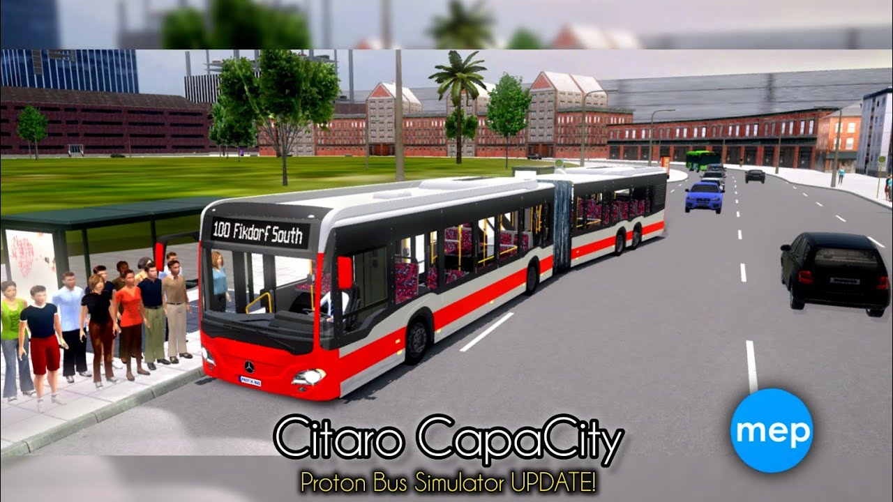 Proton Bus Simulator UPDATE MOD! - Mercedes-Benz Citaro CapaCity L GamePlay