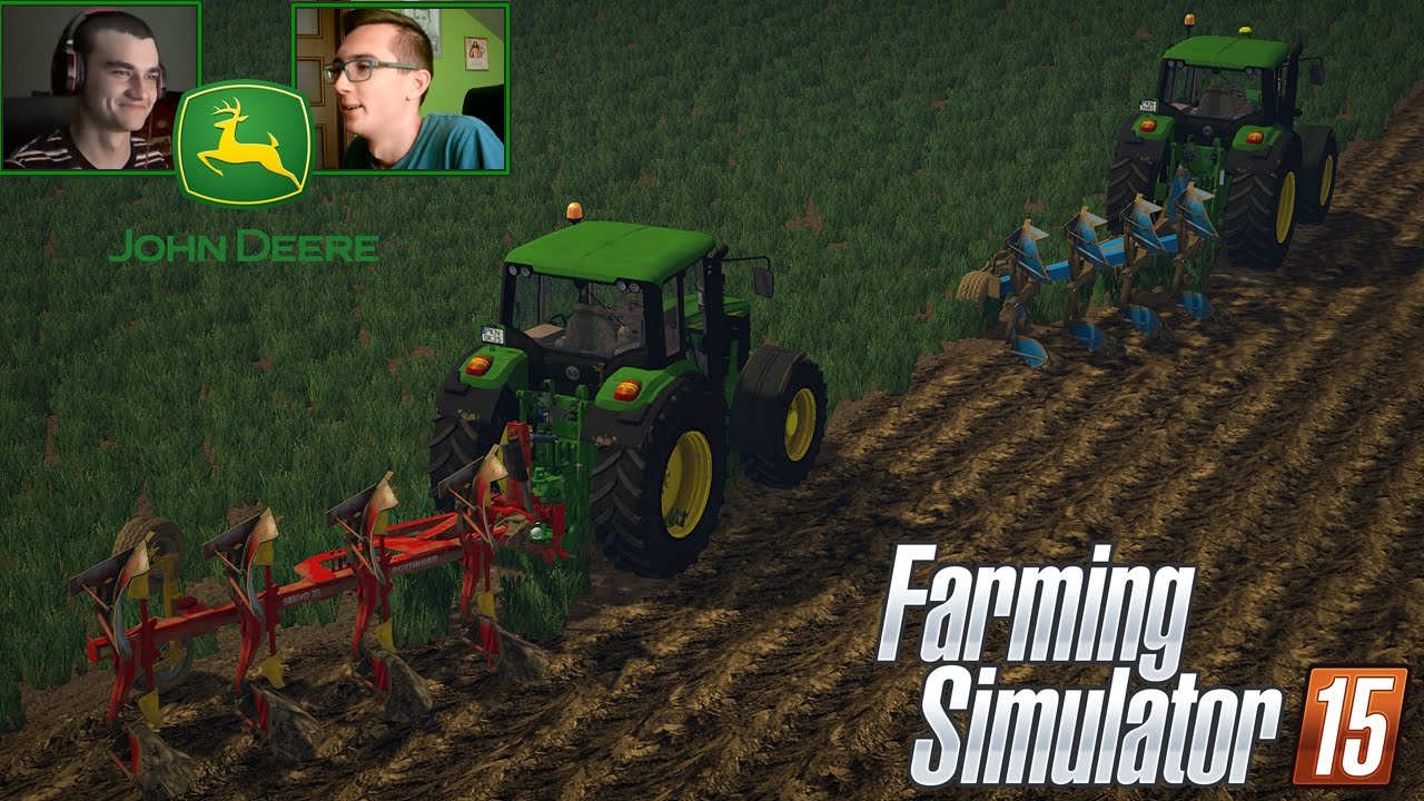 Orka na 2x John Deere ☆ Let's Play #4 FS 15 MP +2 kamerki ㋡ MafiaSolec & MrAdamo15