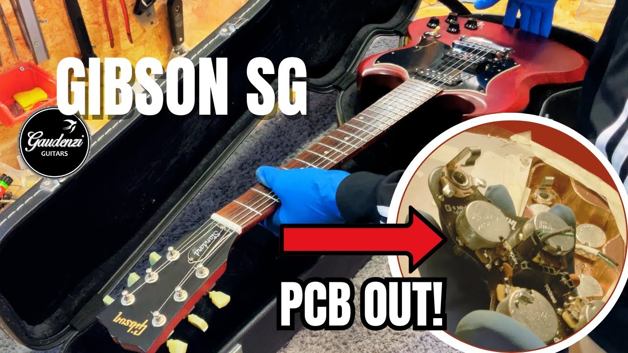 Via la PCB! Gibson SG Special Faded: Upgrade con 50s Wiring, Setup e Rettifica Tasti