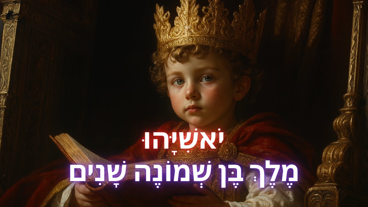 יֹאשִׁיָּהוּ מֶלֶךְ בֶּן שְׁמוֹנֶה שָׁנִי (מסעות מקרא📖🙏📜)